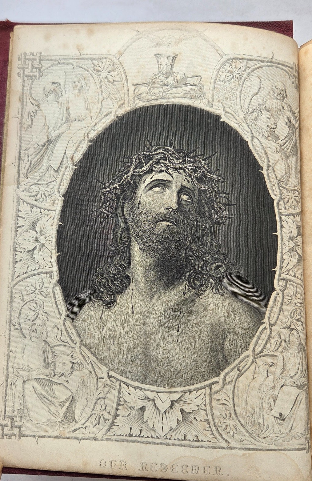 CATHOLIC CHRISTIAN INSTRUCTOR BISHOP CHALLONER ILLUSTRATED 1889 HC