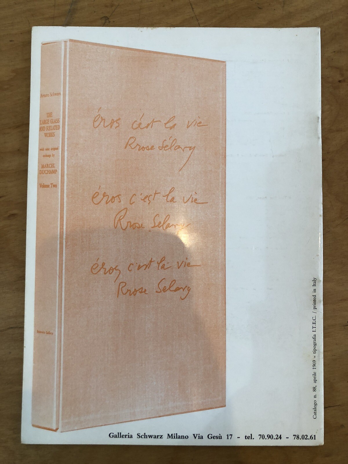 MARCEL DUCHAMP – “The Lovers: 9 Etchings” – 1969 Arturo Schwarz Gallery Catalog