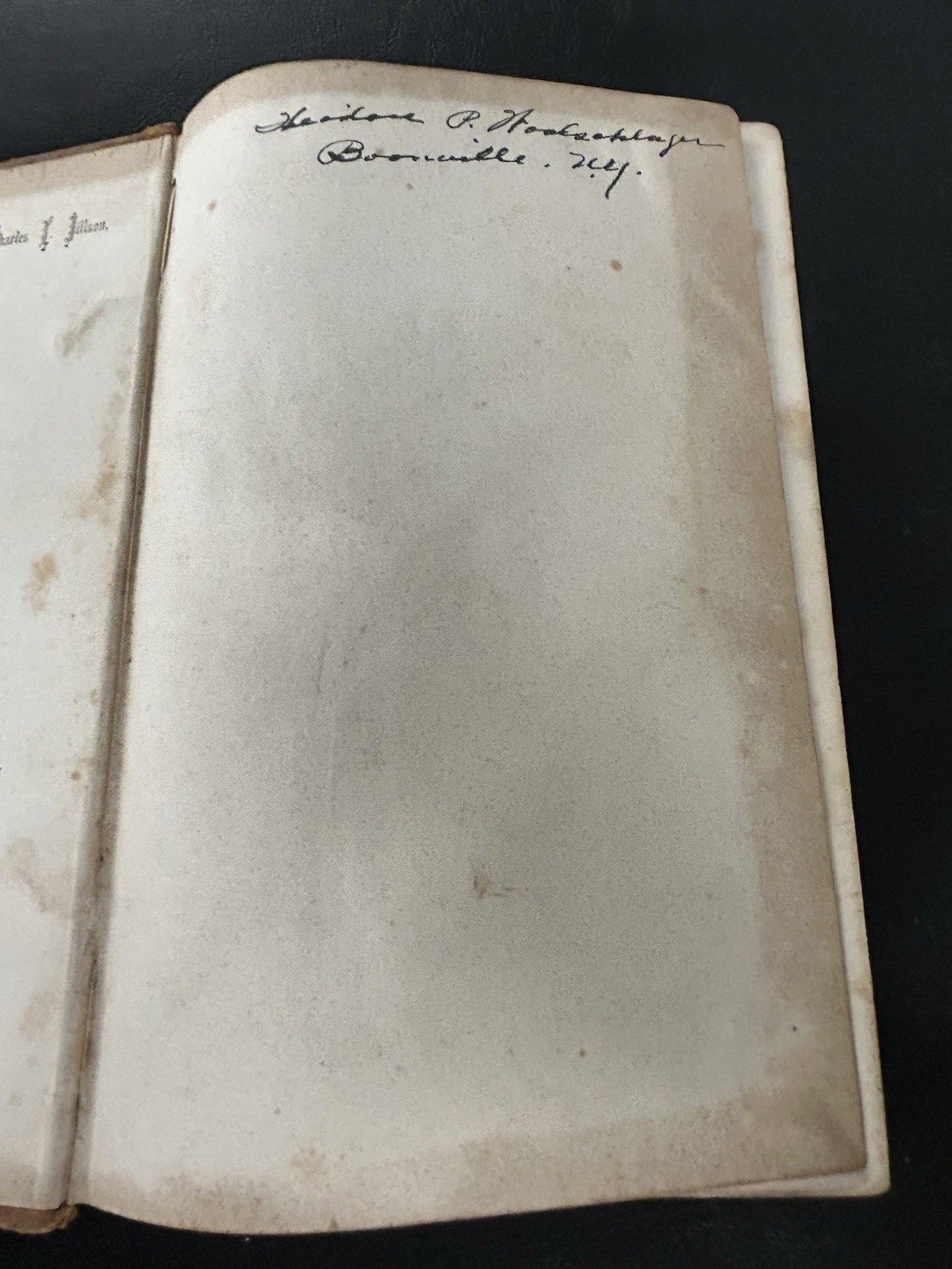 Webster’s English Dictionary – Noah Webster Leather Bound Hardcover 1847