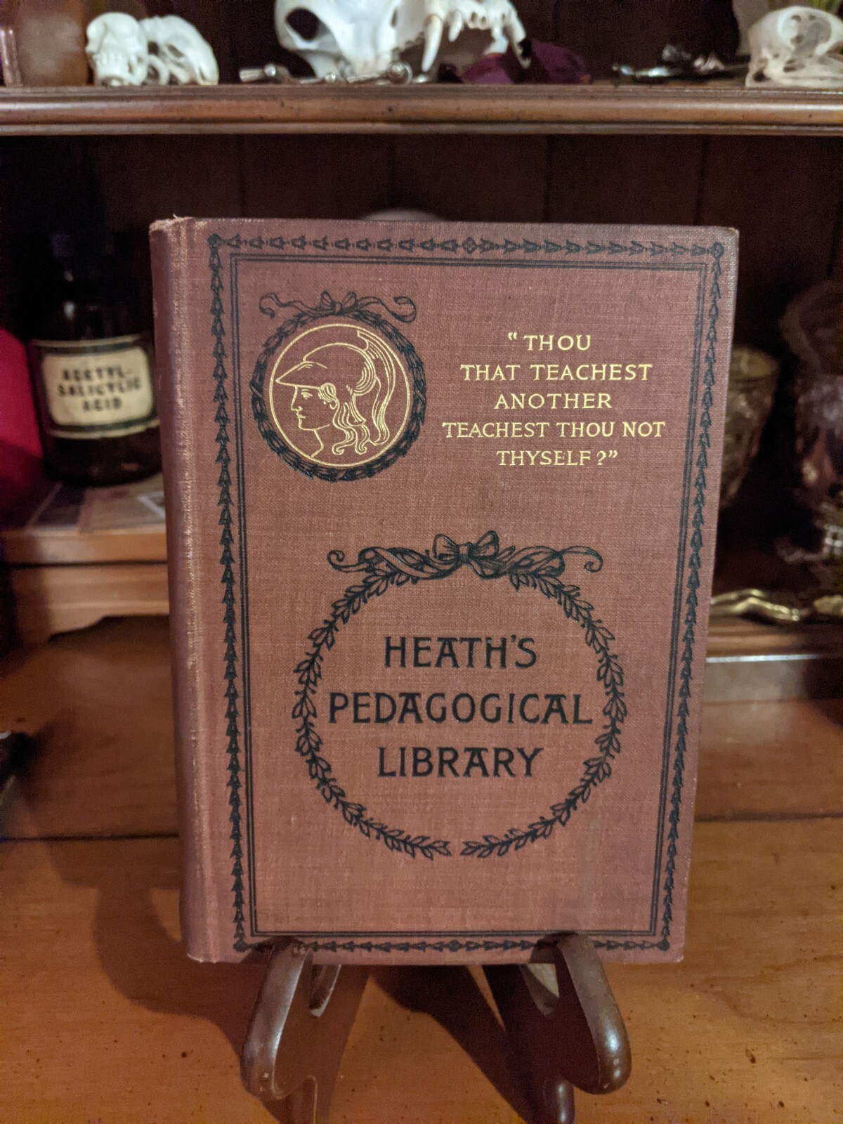 Heath’s Pedagogical Library Psychology 1896 Vol 1 d.c. Heath Hardcover EX ODD