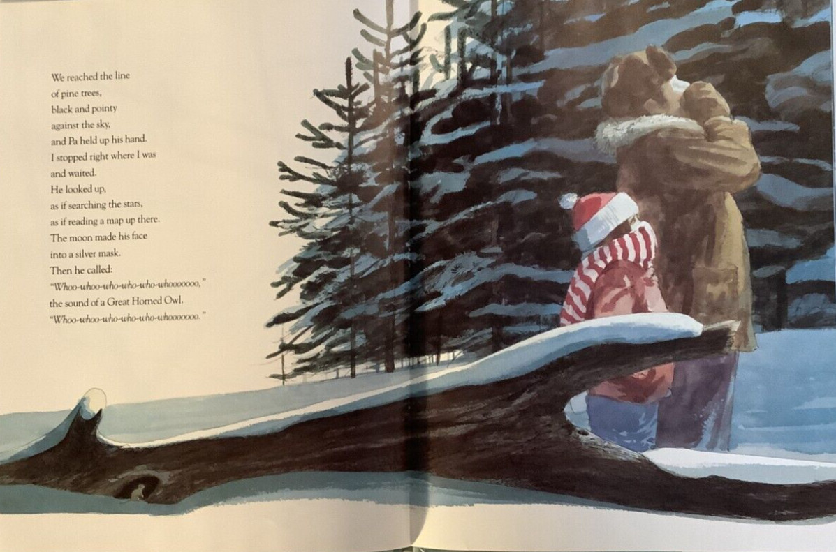 VG 1987 Hardcover in DJ Caldecott Winner Owl Moon John Schoenherr Jane Yolen