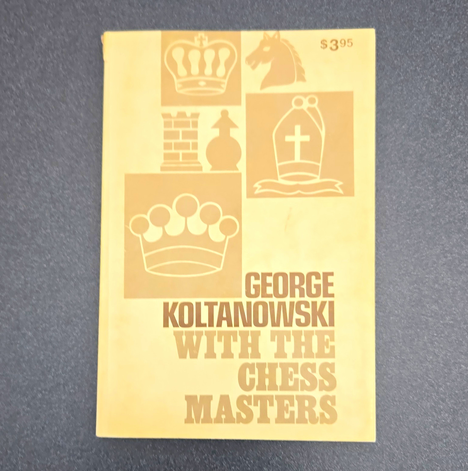 George Koltanowski With the Chess Masters 1st Ed Signed Softcover 1972