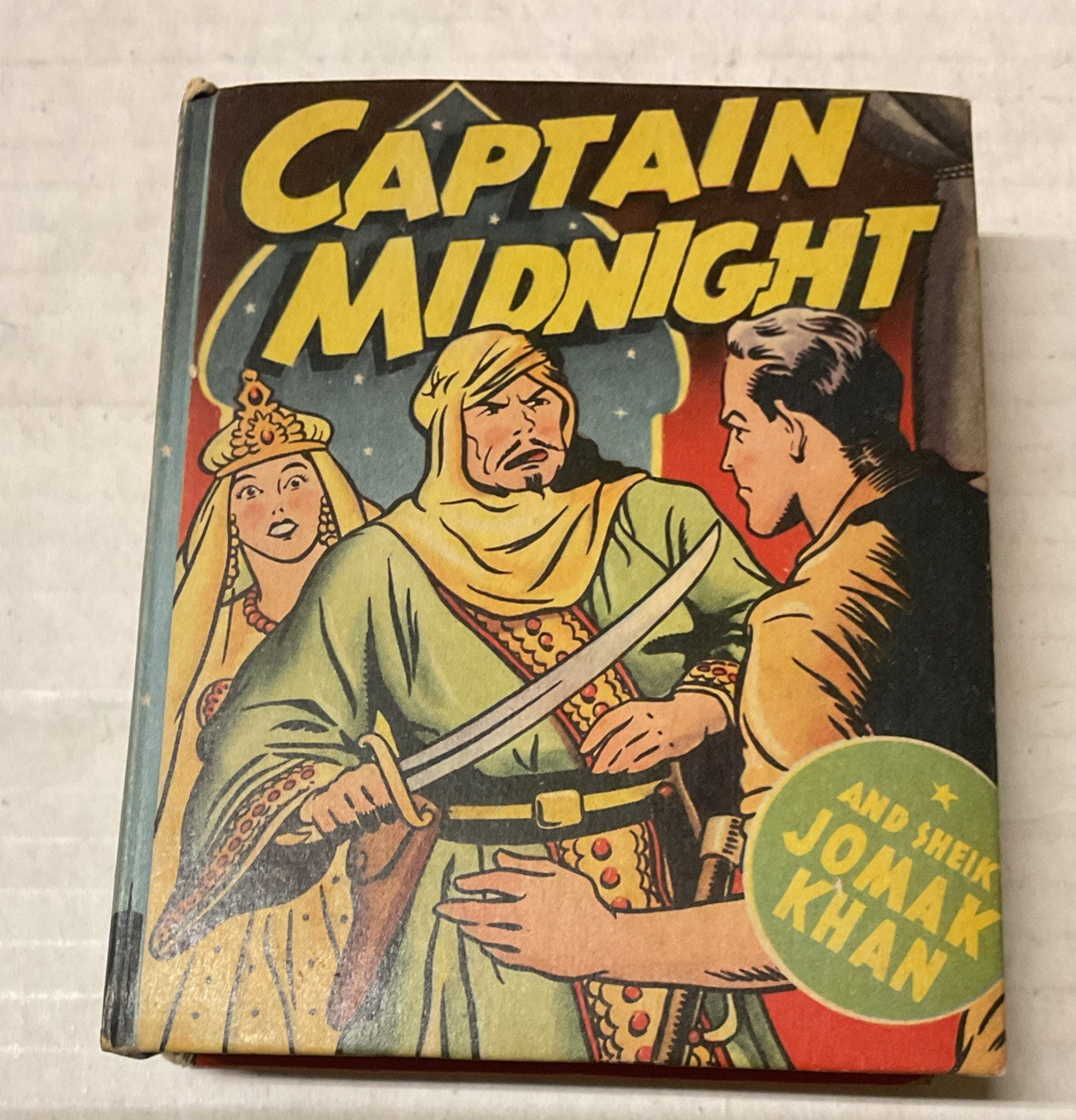 Captain Midnight and Sheik Jomak Khan The Better Little Book Whitman 1944 #1402