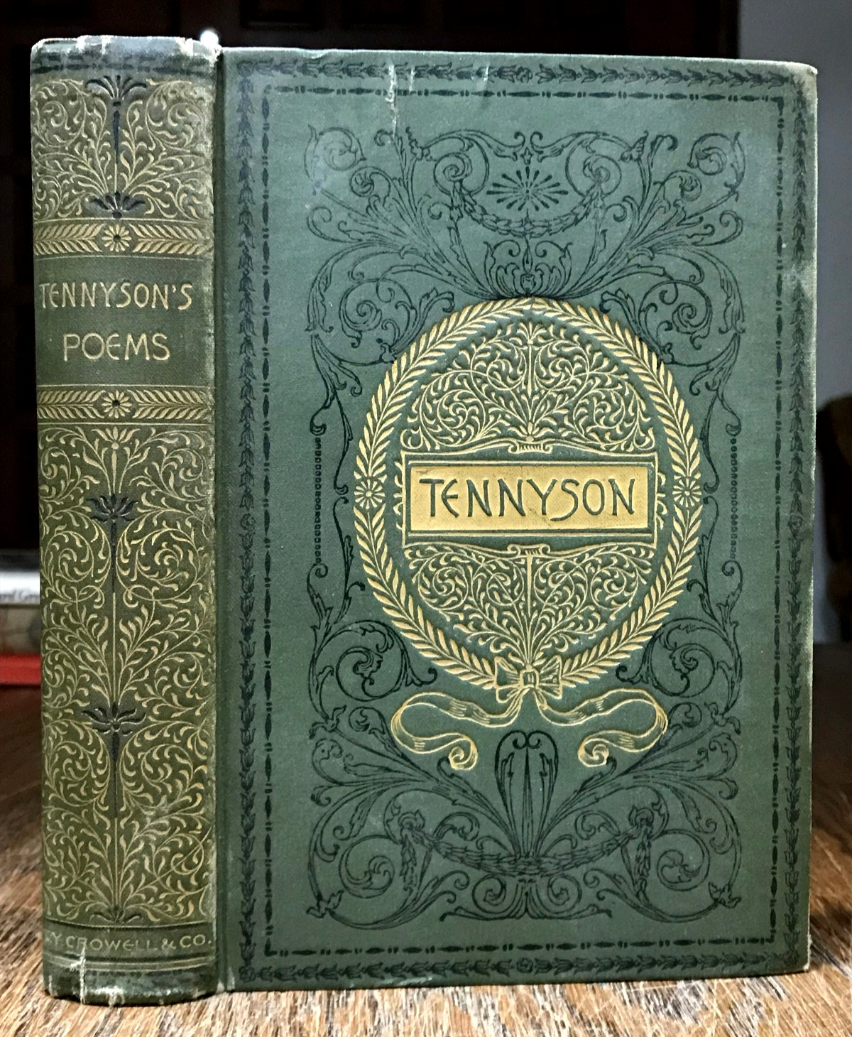 ca. 1851 The Poetical Works Of Alfred Lord Tennyson, Poet Laureate, Gilt Binding