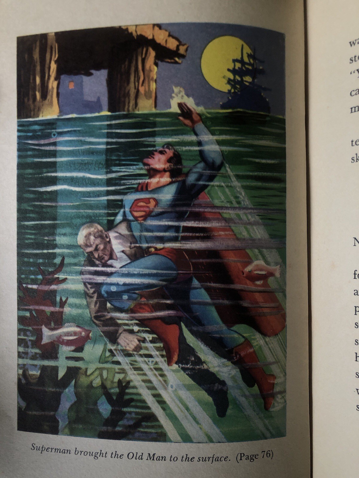Superman by George Lowther, 1942 First Edition, Random House, Color Illustration