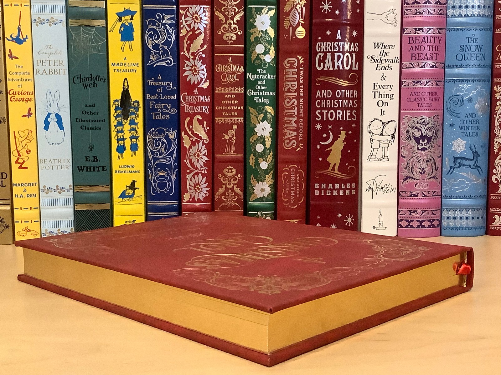 A Christmas Carol and Other Christmas Tales – Stories & Poems – oversize leather