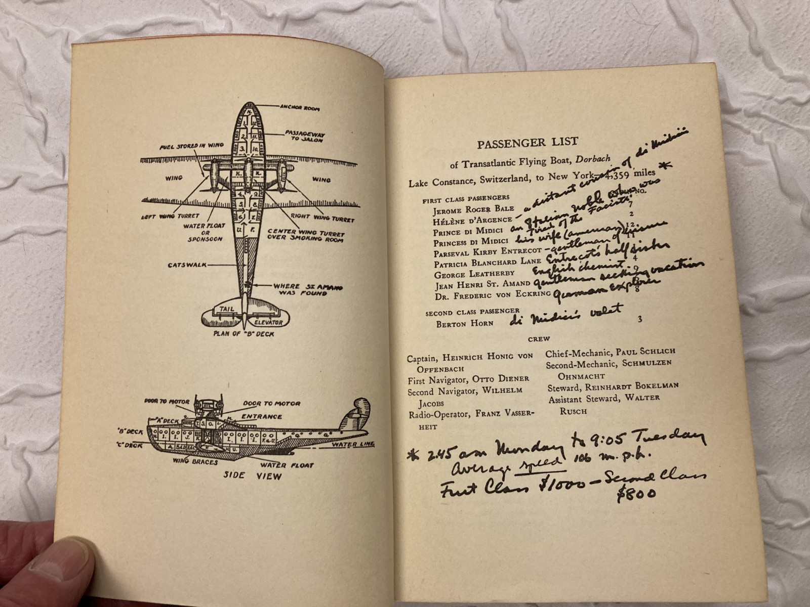Death Flies High 1931 Darwin L. Teilhet HC Antique Mystery Grosset & Dunlap