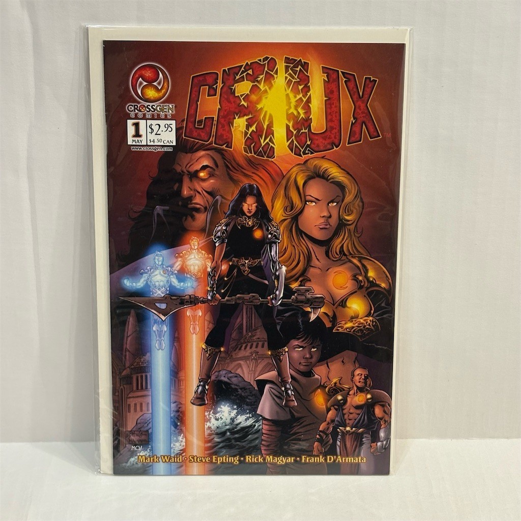 CrossGen Comics Crux #1 First Issue May 2001 Mark Waid Steve Epting