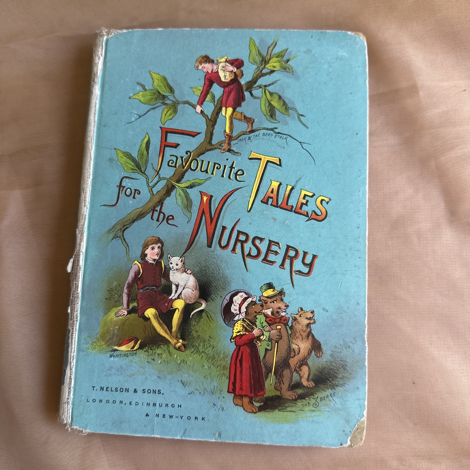 Favourite Tales For The Nursery 1892 Antique Children’s Book With Illustrations