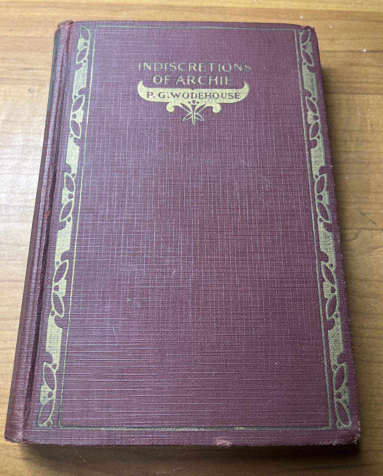 Vintage ~ 1921 ~ Indiscretions of Archie ~ P.G.Wodehouse ~ HC ~Nice Shape