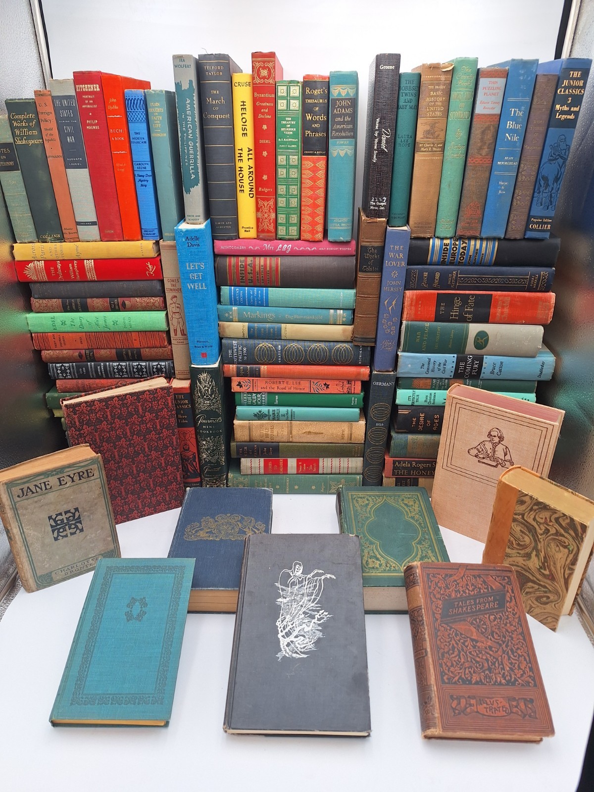 Lot of 5 Vintage Old Rare Antique Hardcover Books – Mixed Color – Random