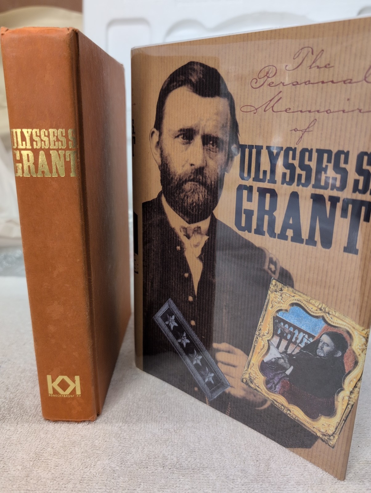 ULYSSES S. GRANT Personal Memoirs Civil War (1992 Konecky) + Mylar ~ ACCEPTABLE