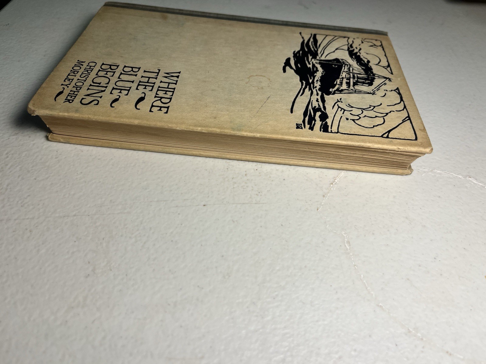 Where The Blue Begins by Christopher Morley 1923 Doubleday Page HC