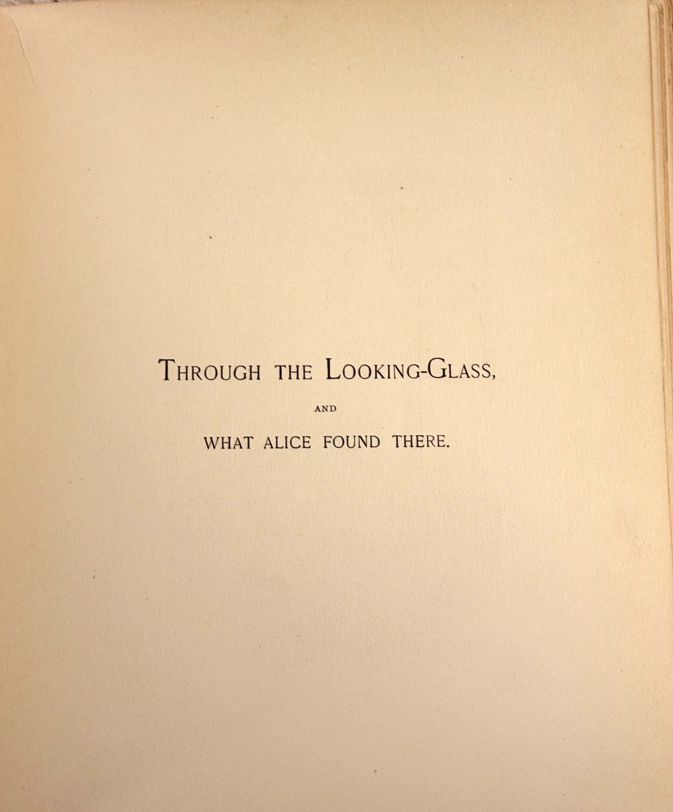 1898 Rare Antique Alice in Wonderland & Through the Looking Glass Lothrop Boston