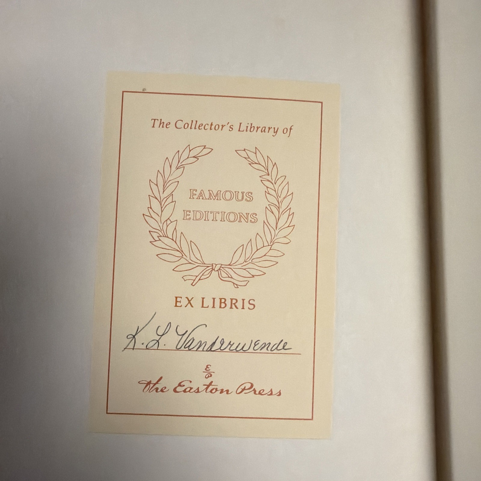Oscar Wilde Importance of Being Earnest / Lady Windermere’s Fan Easton Press ’73