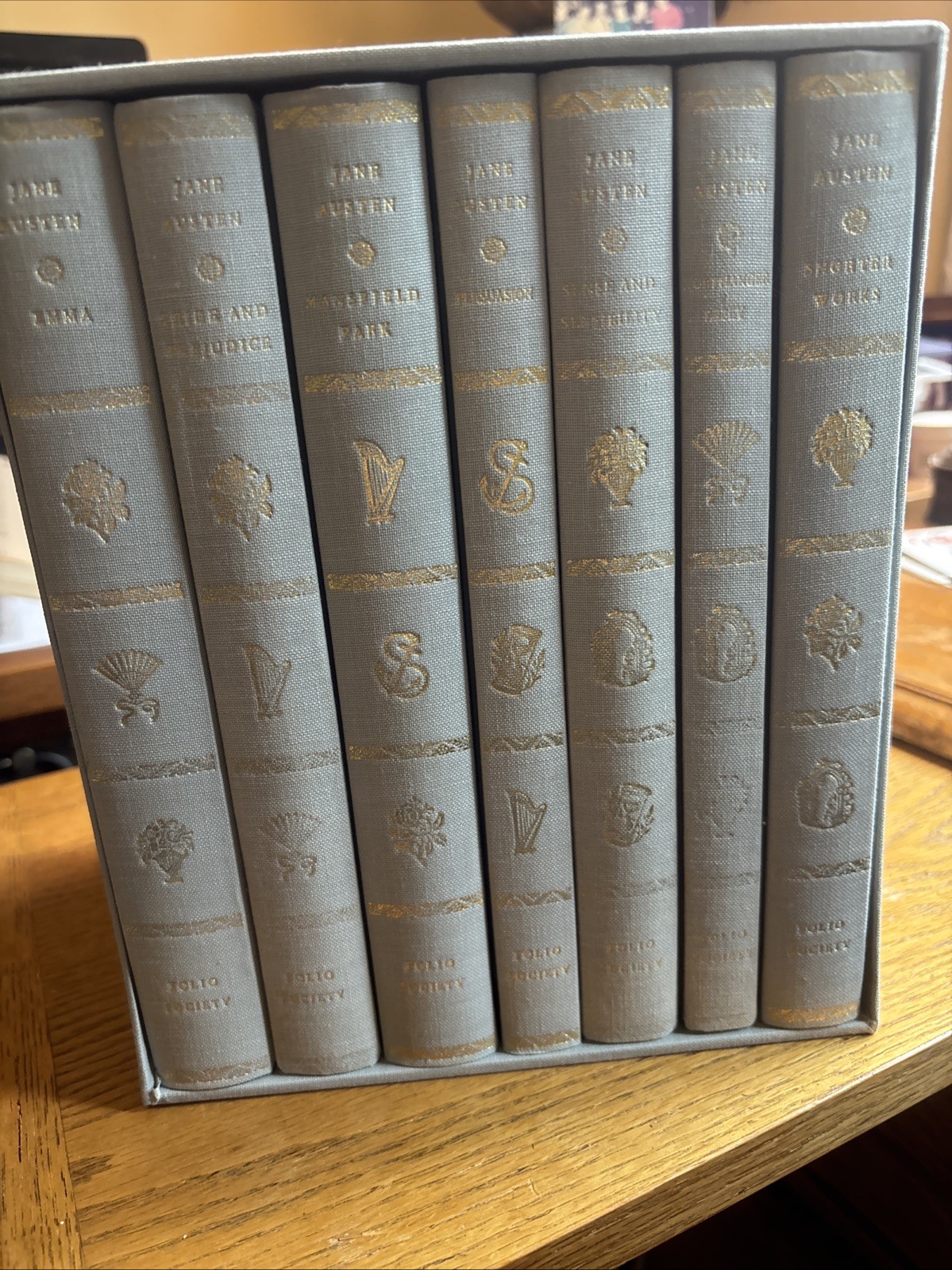 Jane Austen Folio Society Complete 7 Vol Set W/ Case 1975 5th Imp.