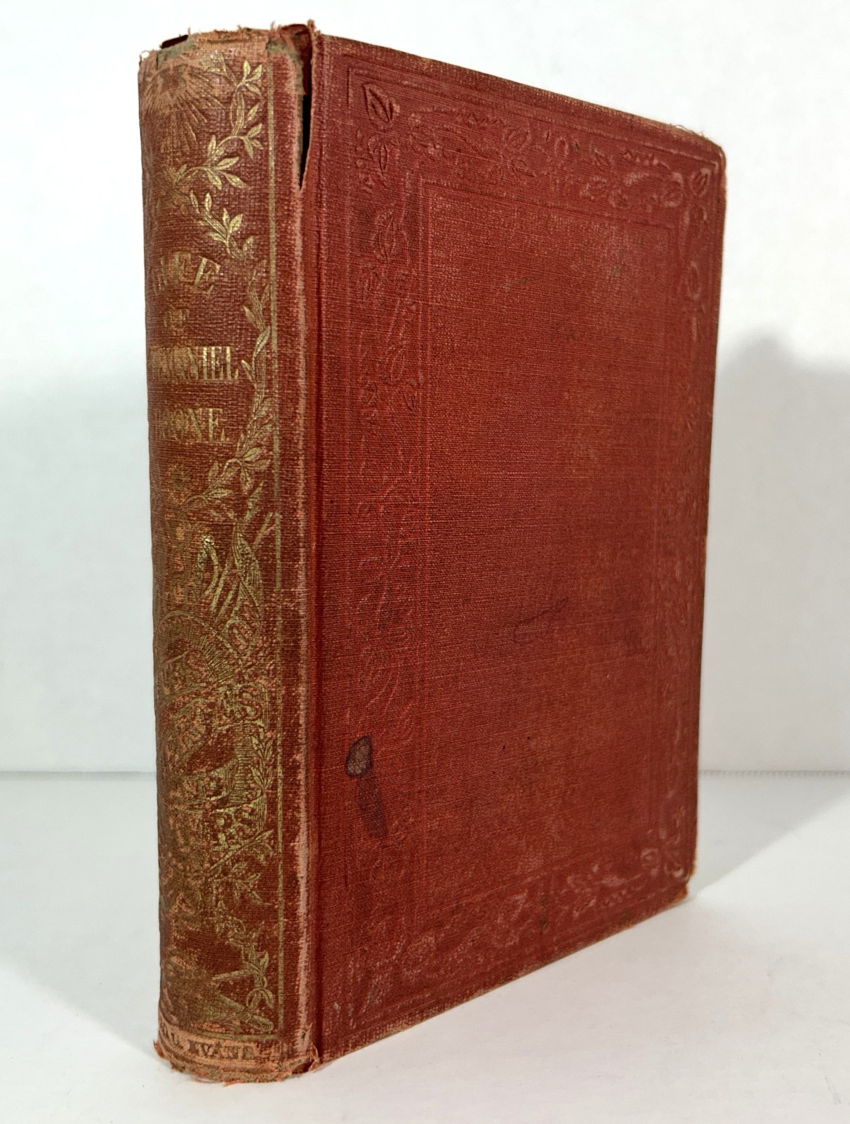 Life & Times of Col. Daniel Boone by Cecil B. Hartley 1859 Antique Hardcover