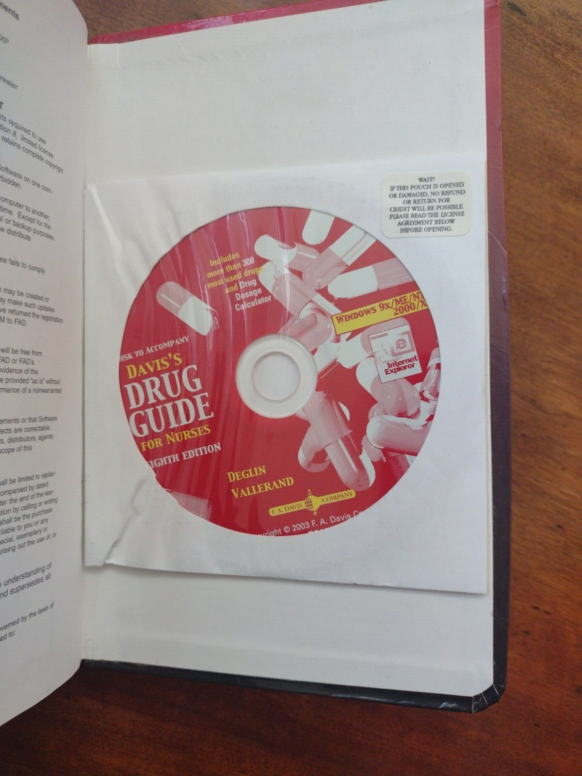 Davis’s Drug Guide for Nurses 8th Edition Book With CD Disk