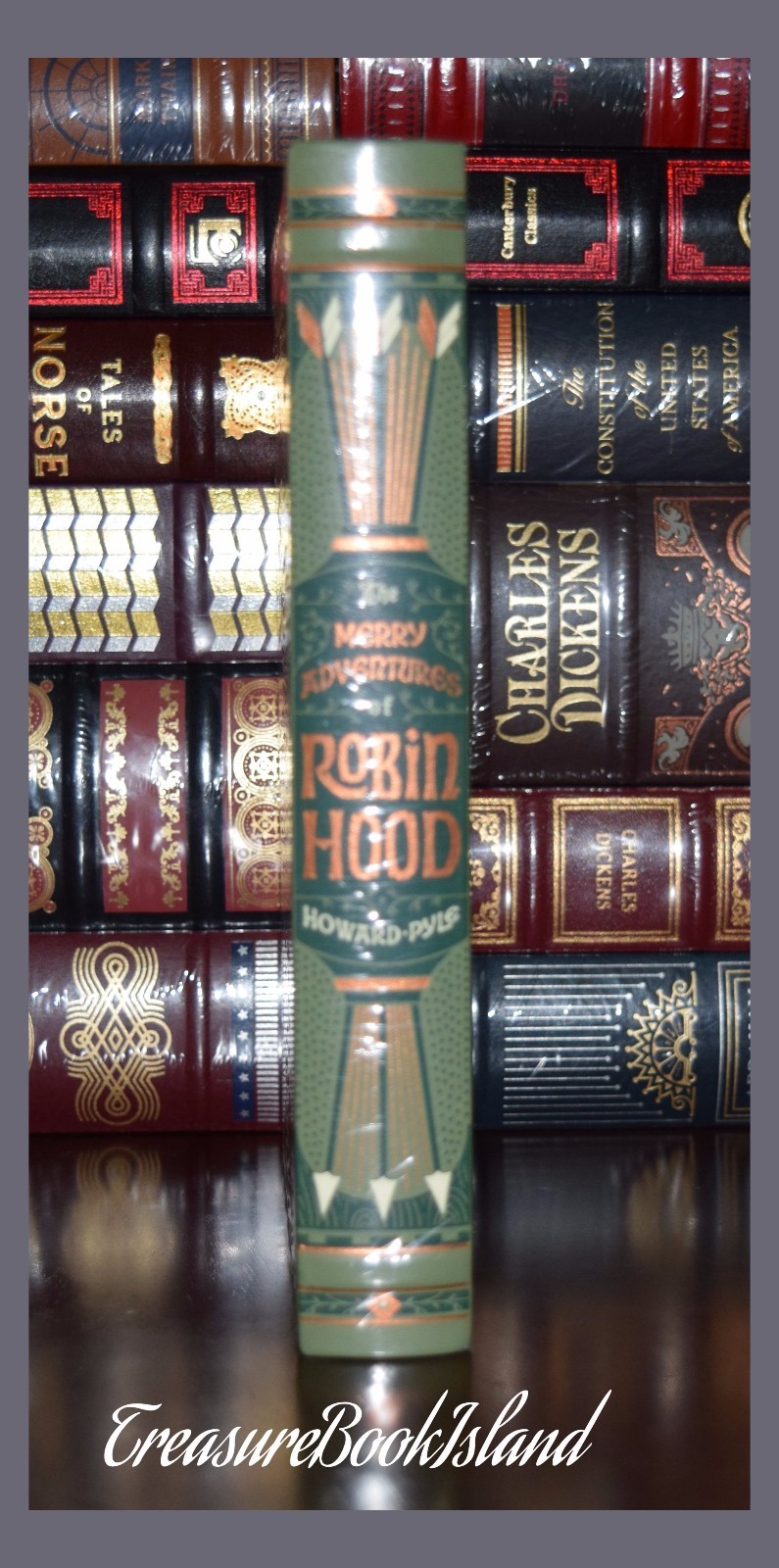Merry Adventures of Robin Hood by H. Pyle Illustrated New Sealed Leather Bound