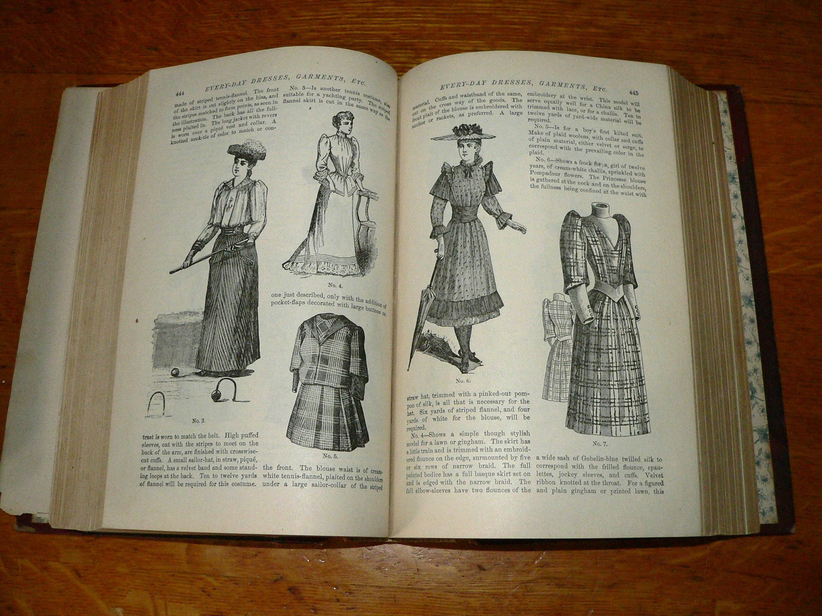 Antique “Peterson’s Magazine” Volume 101 January-June 1892 Leatherbound Book