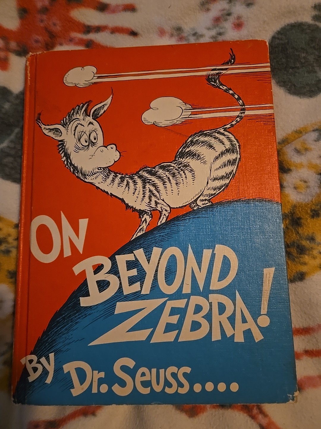 Dr. Seuss – RARE – 1955 ON BEYOND ZEBRA Hardcover Book – True 1st EDITION