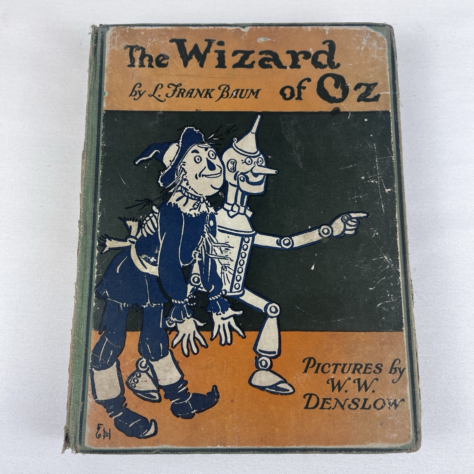 The Wizard of Oz by L. Frank Baum Antique 1903 Vintage Collectible Fiction Book