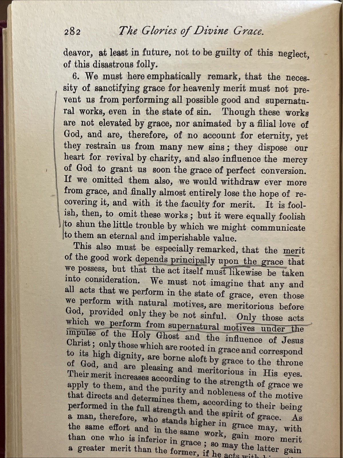 M. Joseph Scheeben: THE GLORIES OF DIVINE GRACE ; Benziger Bros., 1886, 3rd ed.