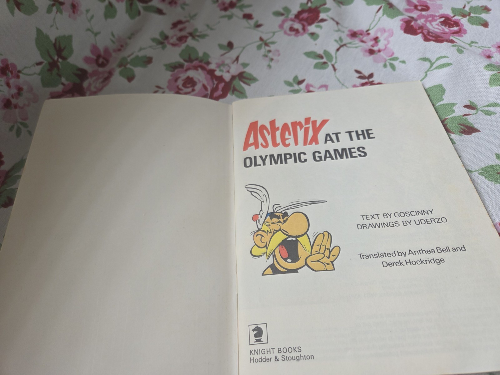 Retro ‘Asterix At The Olympic Games’ By Goscinny & Userzo Paperback Book 1981
