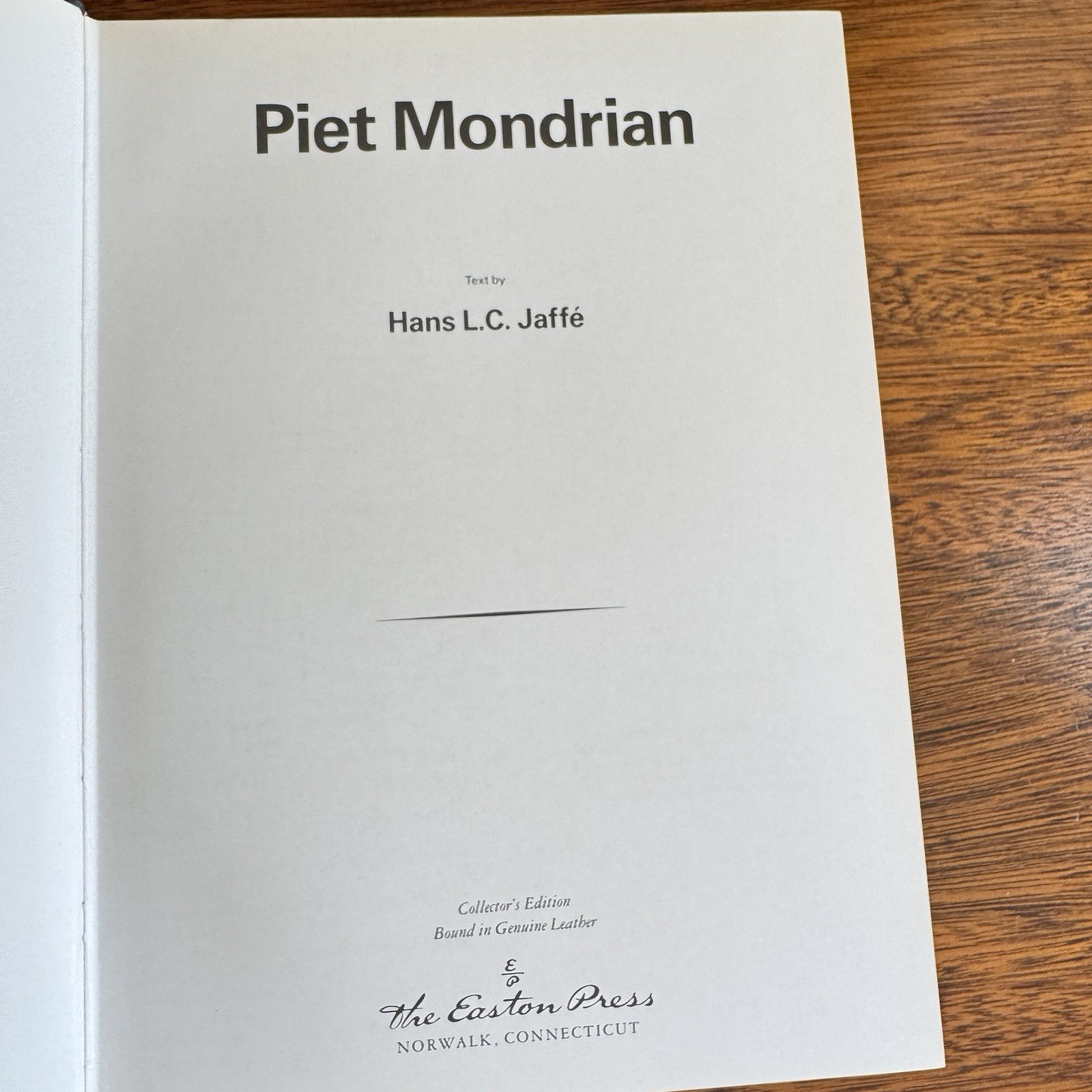 Mondrian 1985 Easton Press Collector Edition leather bound Hardcover Book