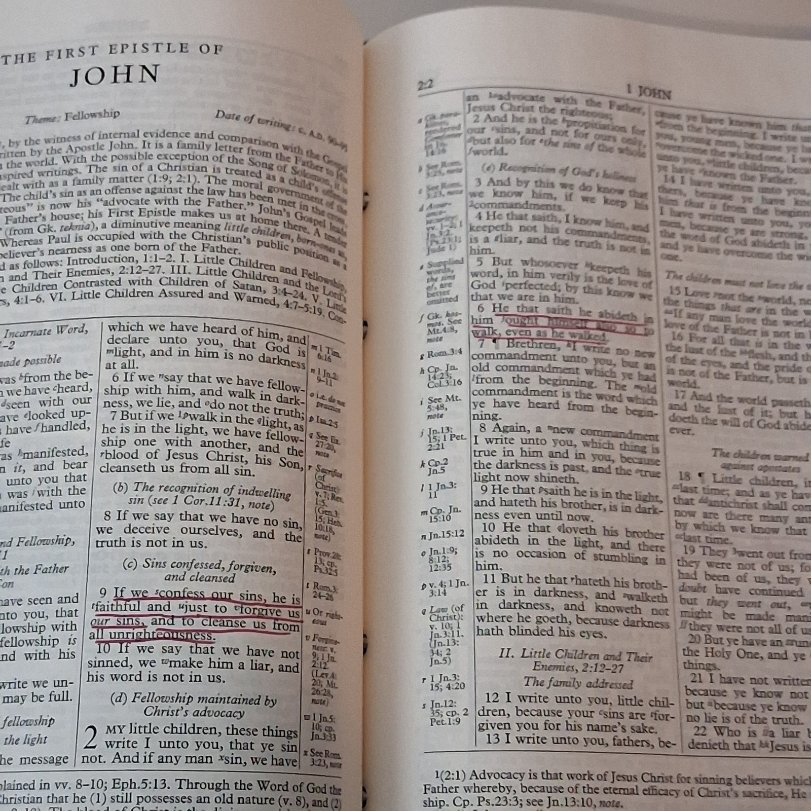 1967 New Scofield Reference Bible Blue 09381x Box Leather Gold Edge Loose Leaf