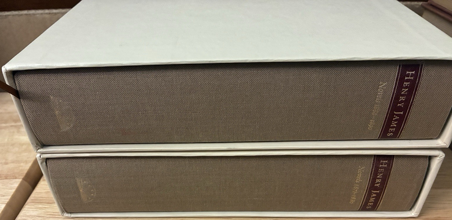 HENRY JAMES NOVELS 1871-1890 2 VOLUMES BOXED HC LIBRARY OF AMERICA