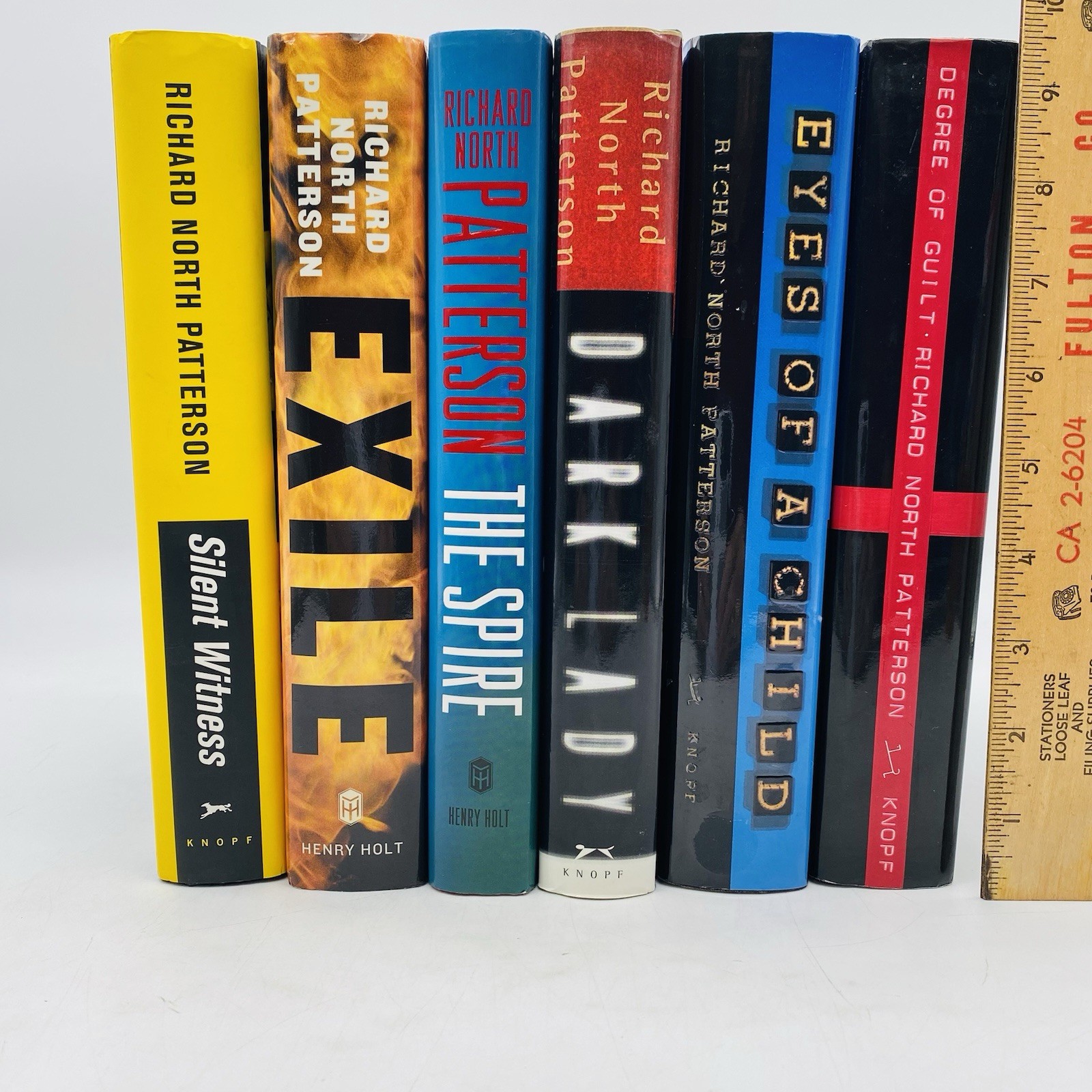 Richard North Patterson Lot of 6 Novels Hardcover Dust Jackets