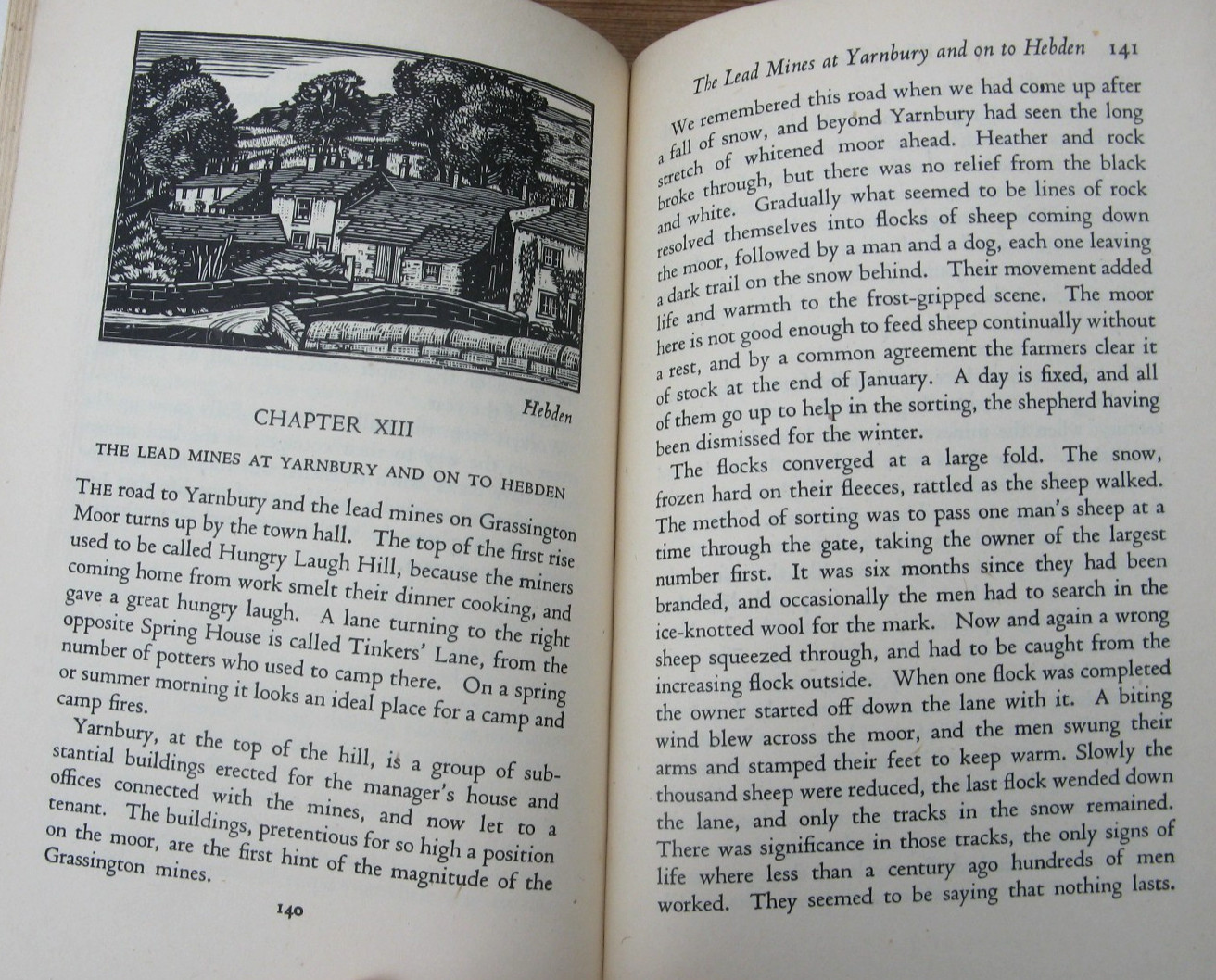1947 Wharfedale- Ella Pontefract Marie Hartley Wood Engravings
