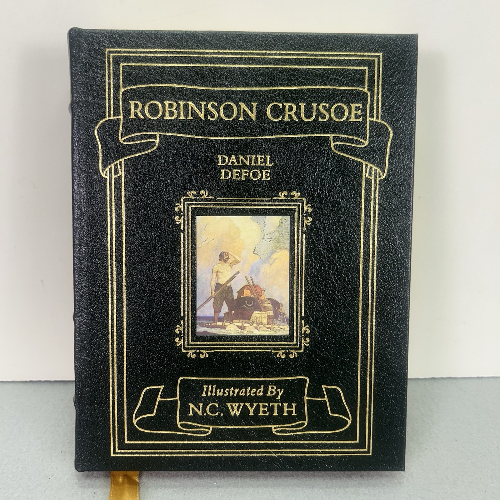 Robinson Crusoe by Daniel Defoe Illustrated By N C Wyeth Easton Press Books 1998
