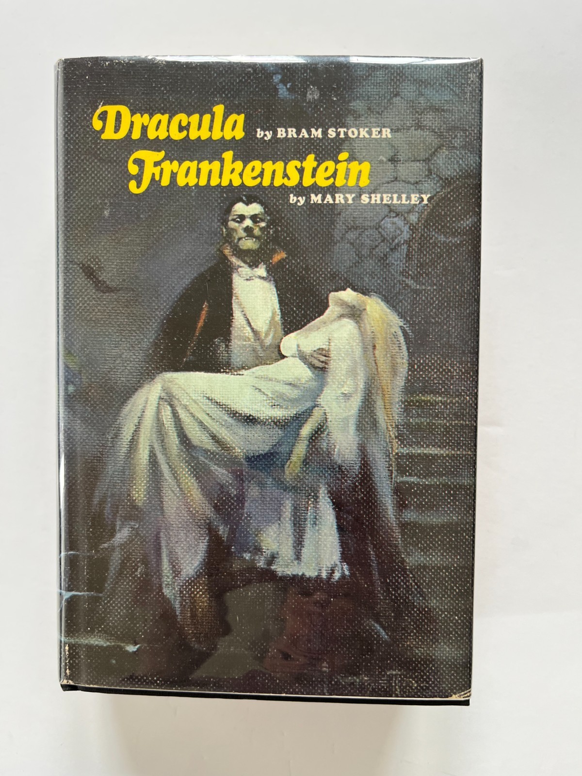 DRACULA ~ FRANKENSTEIN ~ Bram Stoker ~ Mary Shelley ~ hardcover, Frank Frazetta