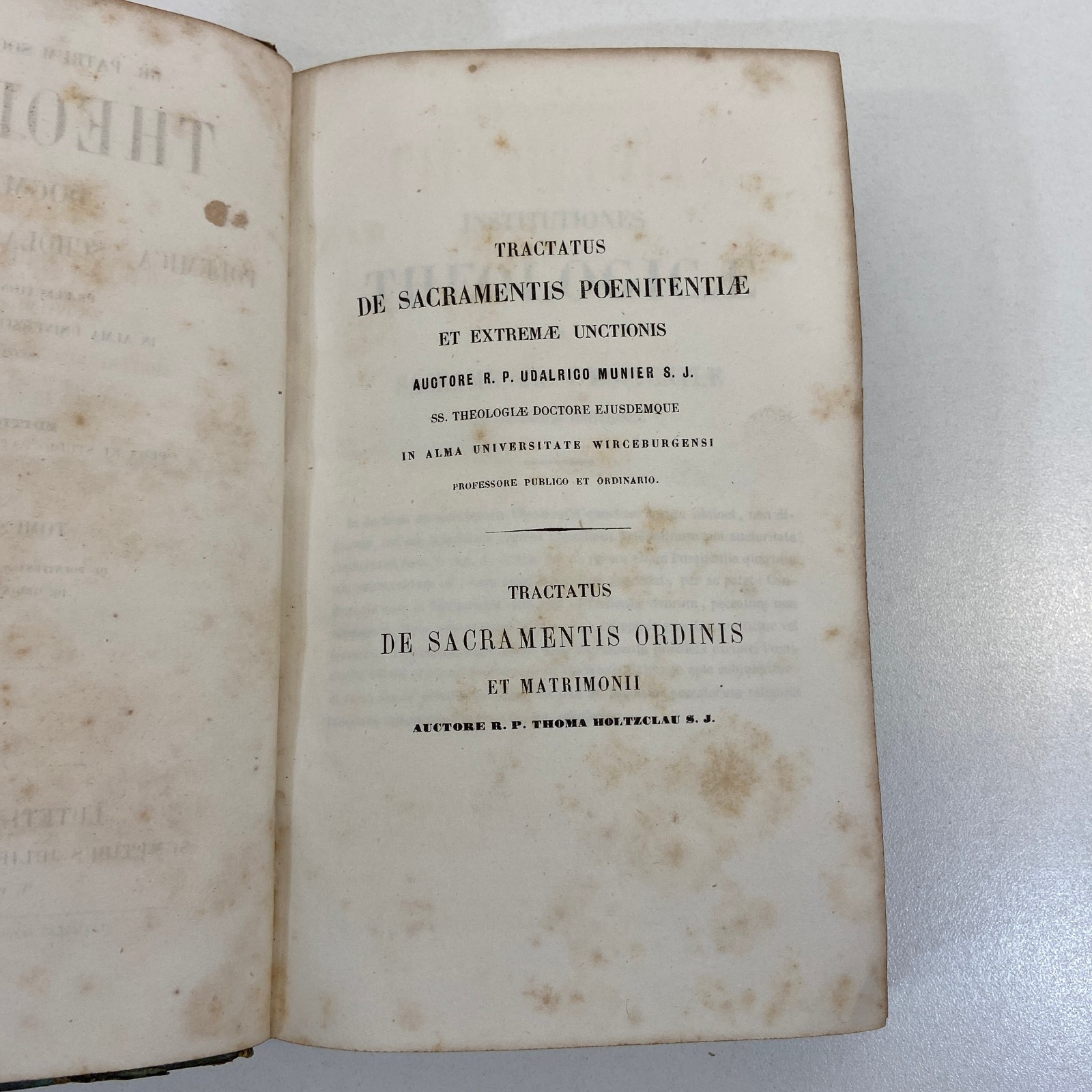 Theologia Dogmatica Polemica Scholastica et Moralis 10 Volume Set Ex Library