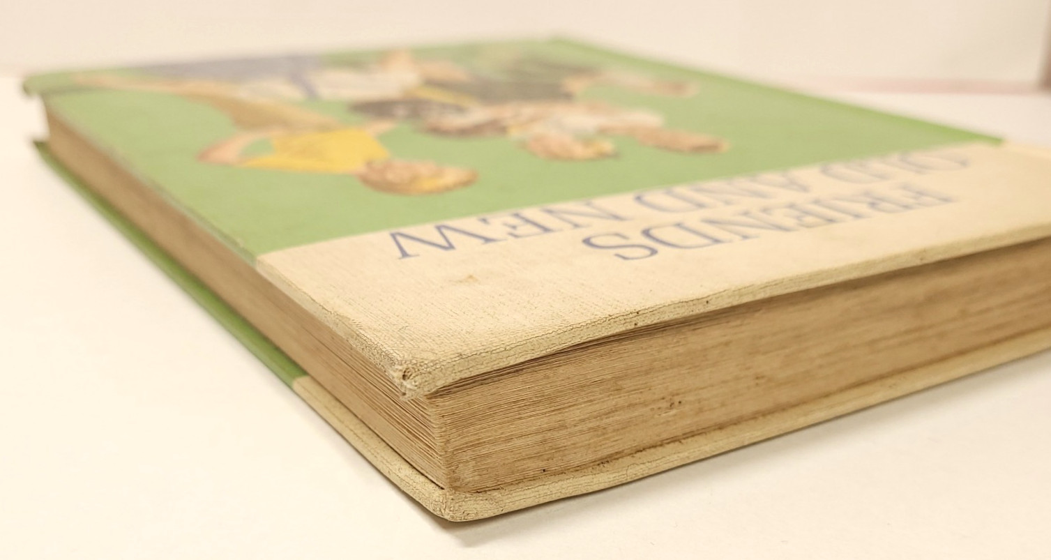 Friends Old and New Basic Reader 1963 Hardcover School Book