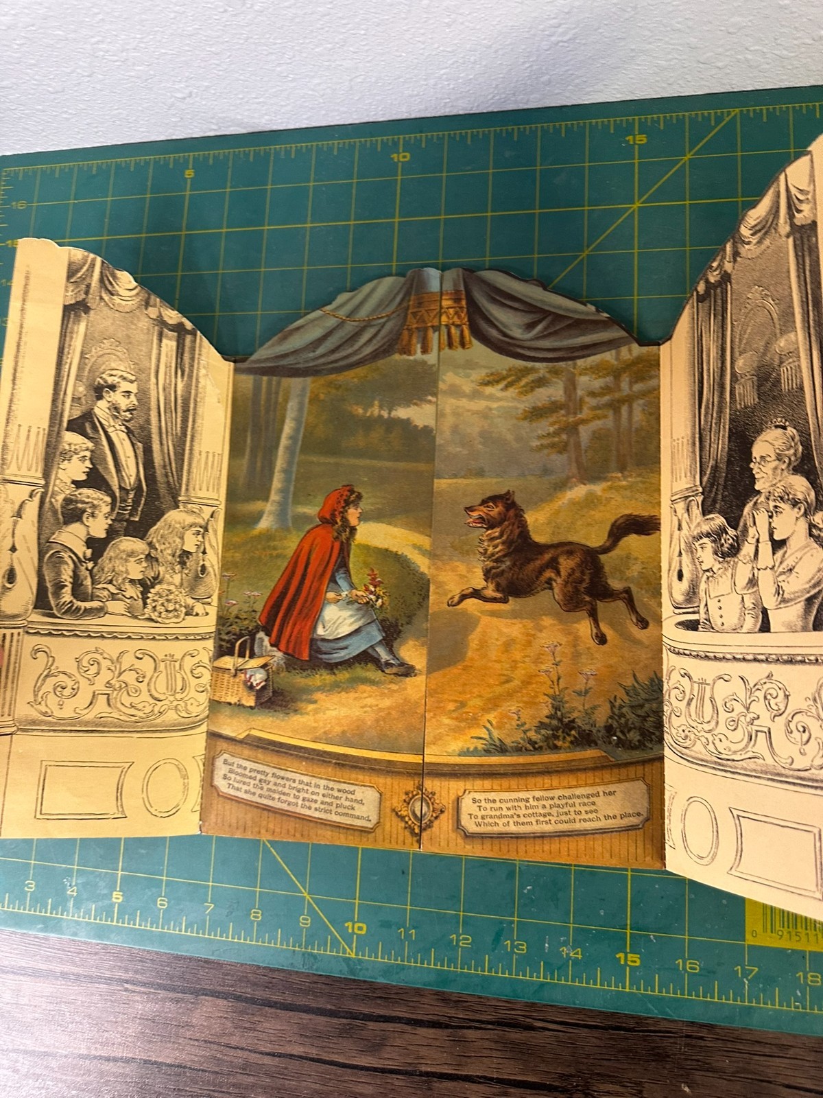 Red Riding Hood Theater Toy Book – Victorian Pop-Up Pantomime Rarity