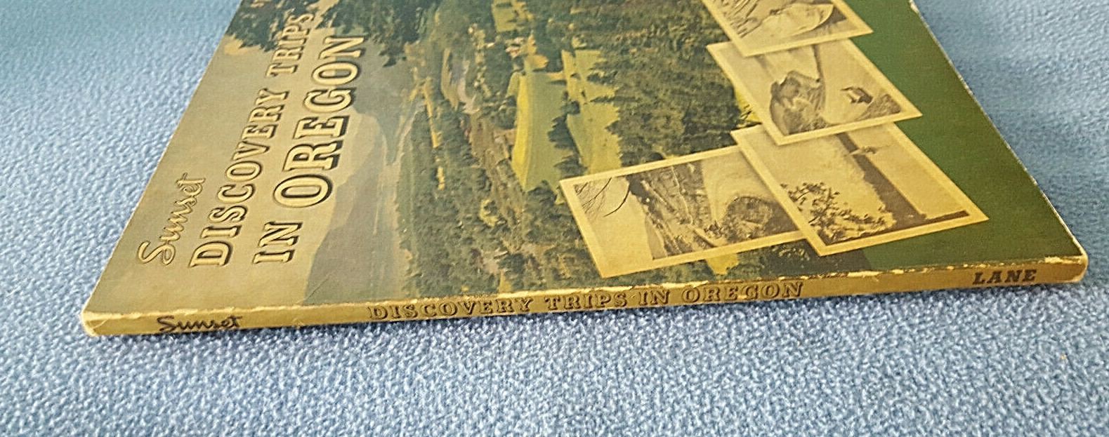 Sunset DISCOVERY TRIPS IN OREGON 1956 1st Printing travel maps history