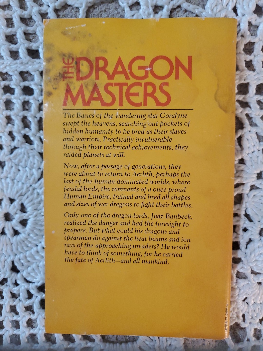 The Dragon Masters by Jack Vance Ace Acceptable