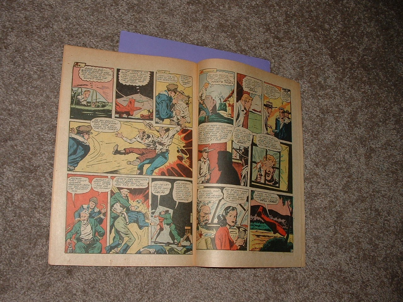 1948 Fiction House Rangers Comics 42 Gold-Tone Bob Lubbers Solid FN Fast Ship