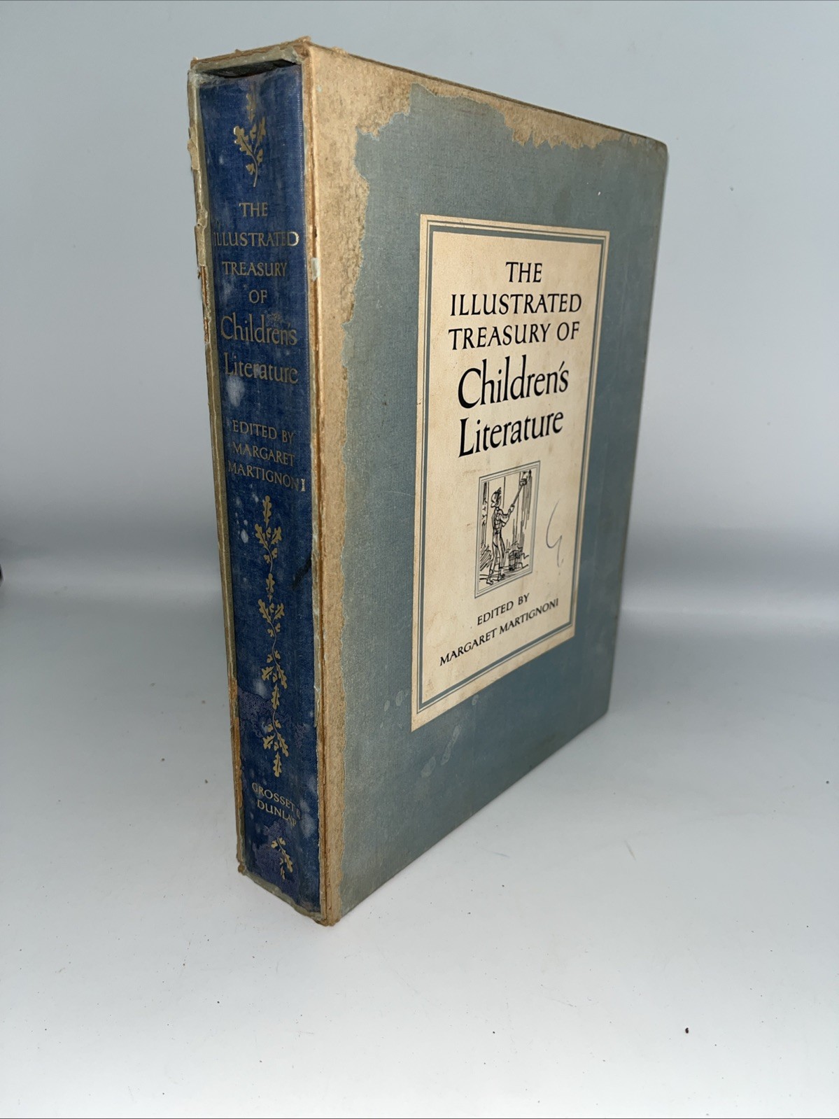 1955 Vtg Illustrated Treasury Of Children’s Literature 512pp Classics Poems