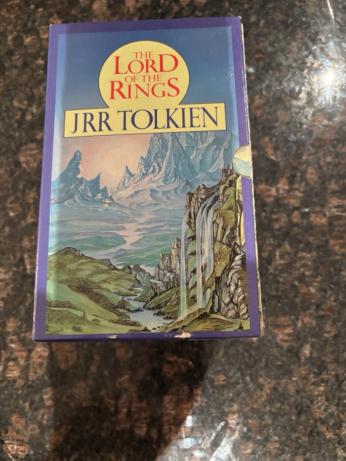 The Lord of the Rings 3 Vol Box Set Unwin Paperbacks 1981 Edition