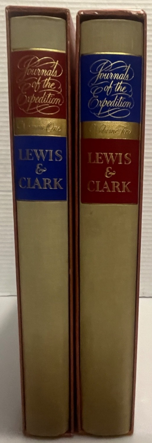 Heritage Club Lewis & Clark Journals of the Expedition 2 Vol Set Slipcase