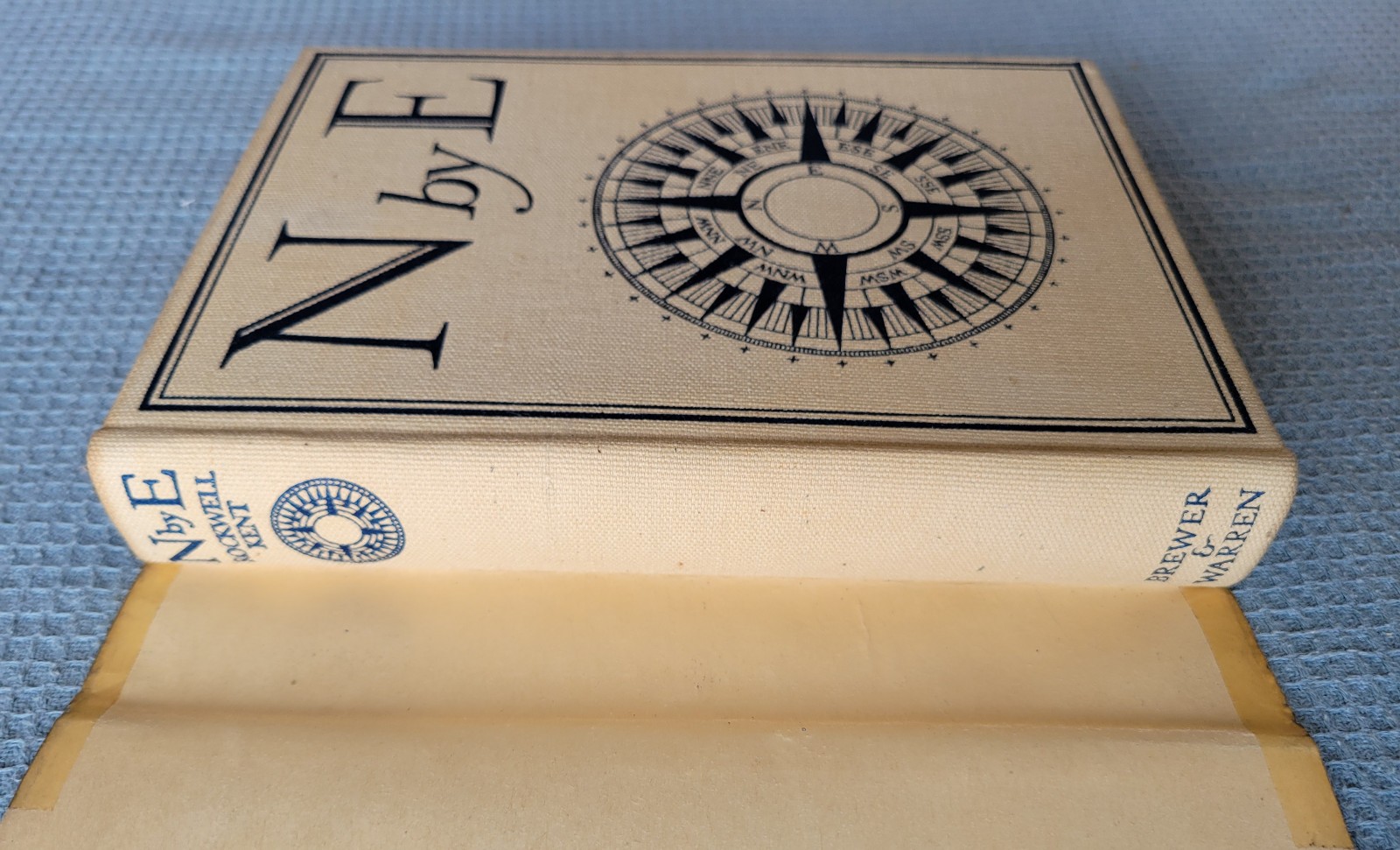 N by E, by Rockwell Kent HCDJ 1930 1st Edition, 2nd Printing