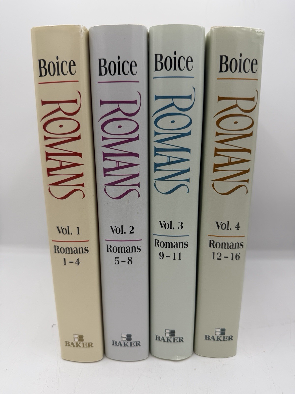2004 JAMES MONTGOMERY BOICE. An Expositional Commentary on Romans 4 Vol Set VG