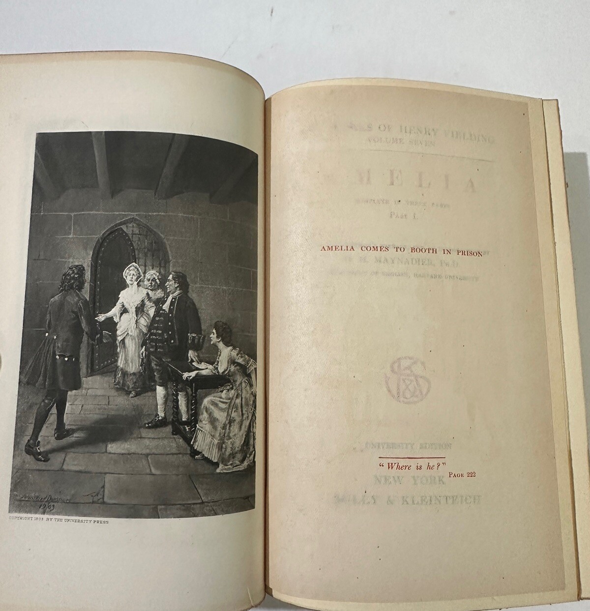 Henry Fielding – Novels – 1903 Illust’d Vol I III IV V Missing Vol II And VI