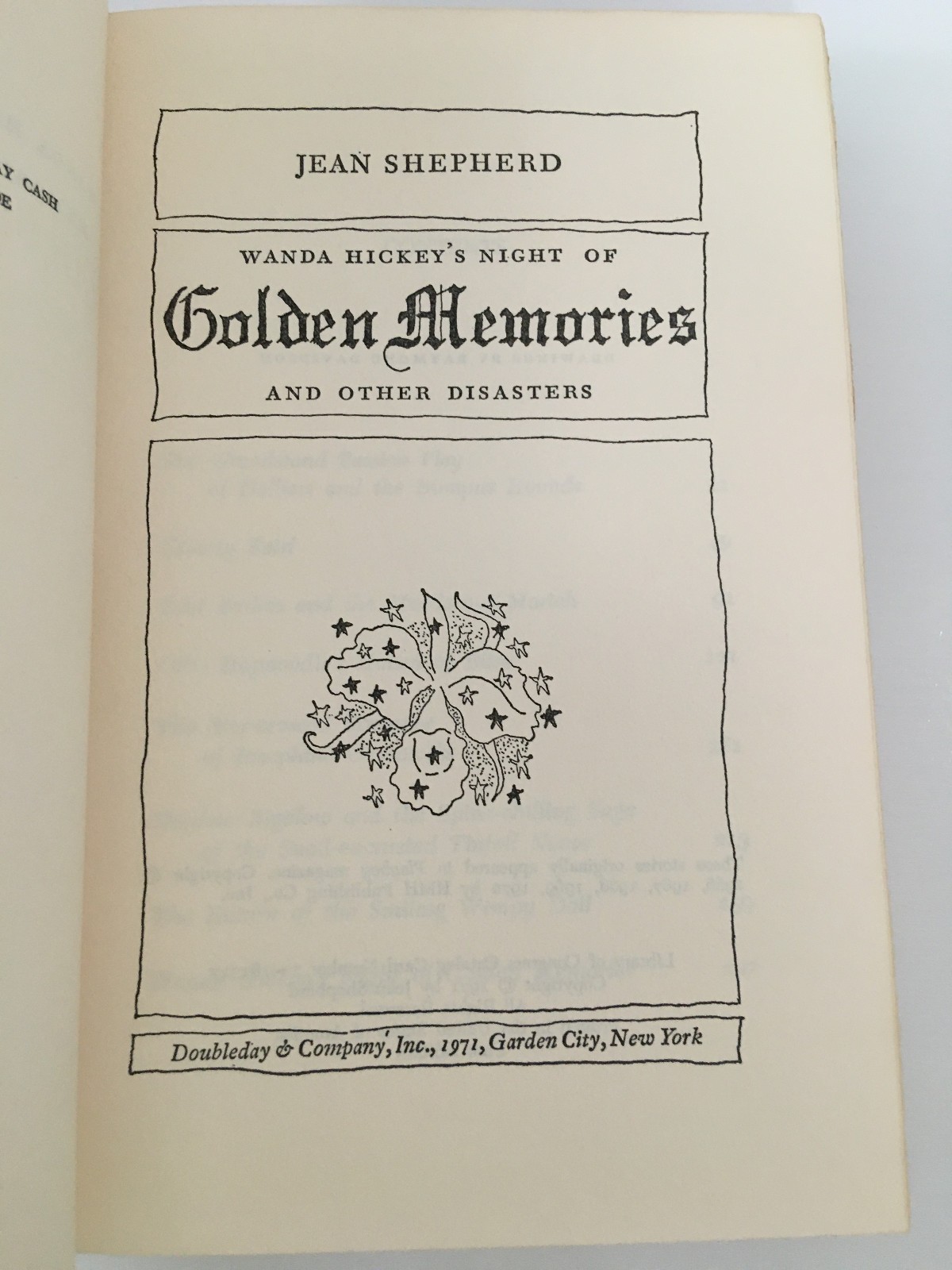 Wanda Hickey’s Night of Golden Memories & Other Disasters – Jean Shepherd 1st Ed