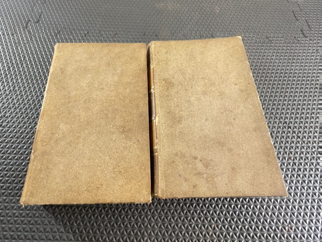 1847 Rollins Ancient History of World Vol. 1 & 2 Leather