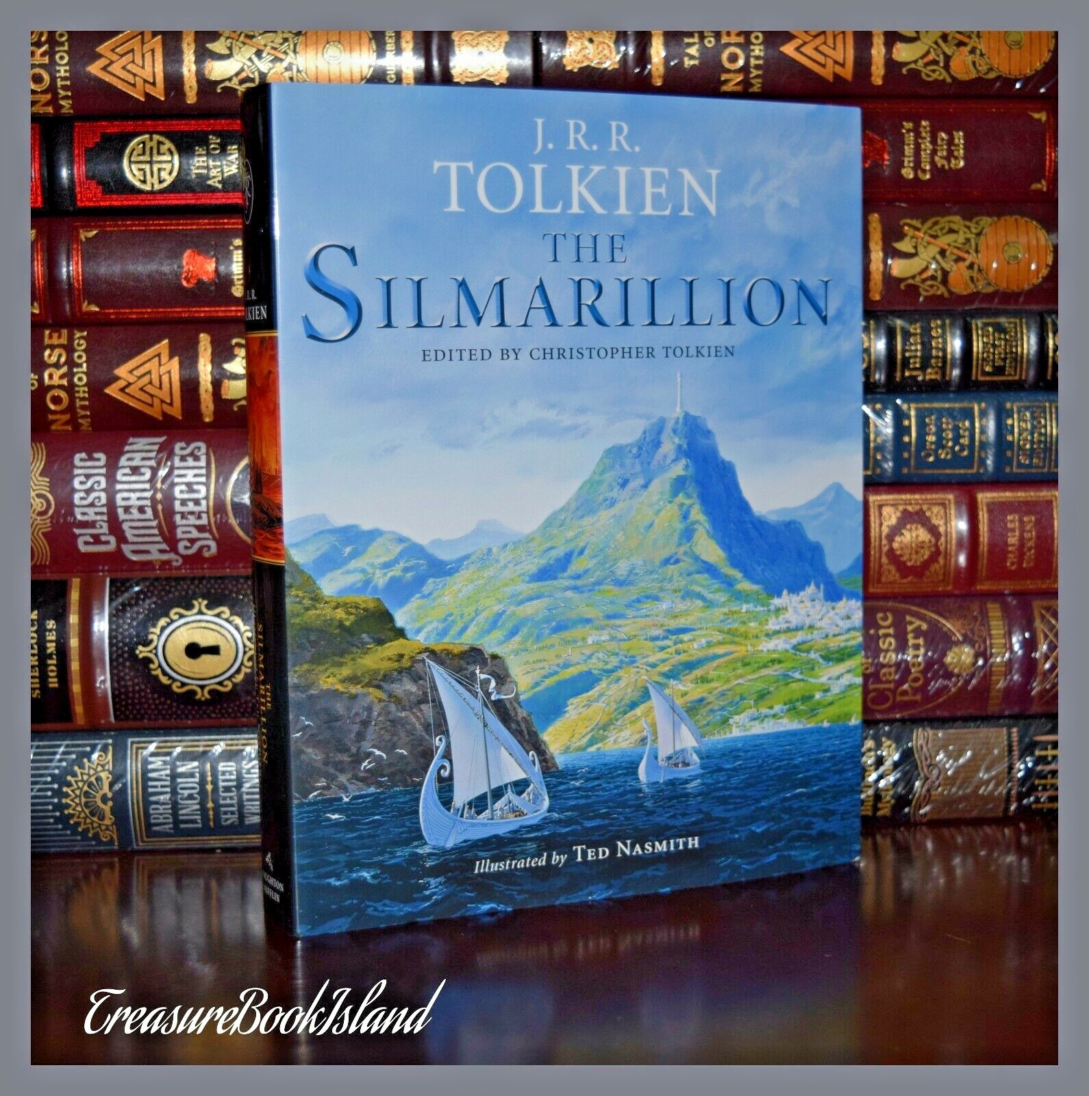 The Silmarillion by J.R.R. Tolkien Illustrated C. Tolkien New Deluxe Hardcover